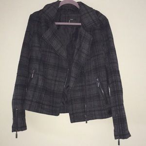 Tart plaid biker jacket
